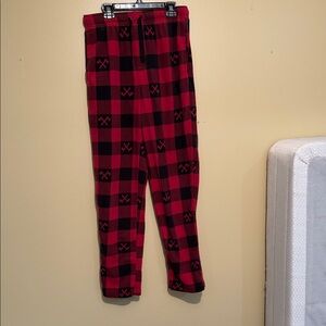 Sonoma Red and Black Checkered Lounge Pants